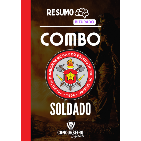 Combo CBMERJ Soldado  - Resumo Bizurado