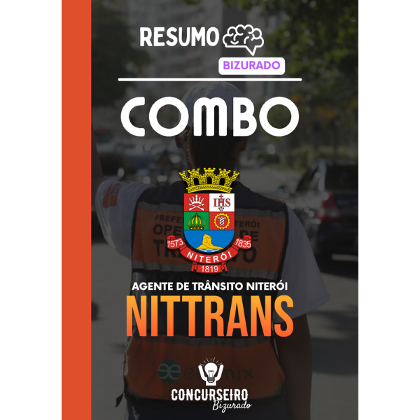 Combo - Agente de Trânsito Niterói RJ  - Resumo Bizurado