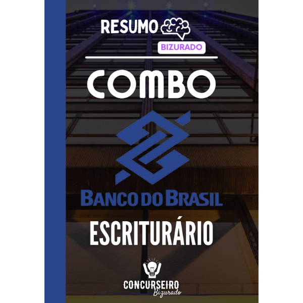 Combo - Escriturário Banco do Brasil  - Resumo Bizurado